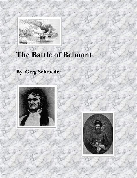 The Battle of Belmont eBook by Greg Schroeder - EPUB | Rakuten Kobo ...