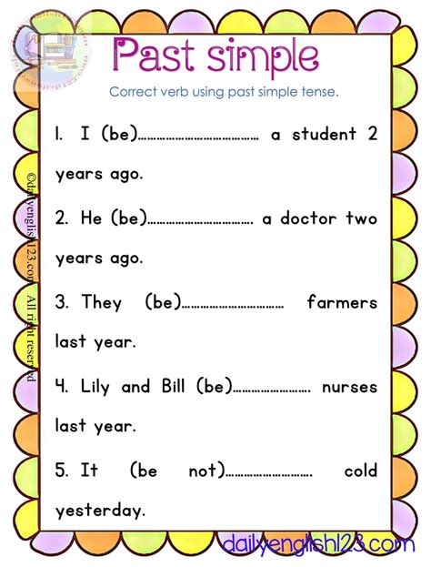 Grammar: Past simple worksheets (22... - Worksheets for kids | Facebook