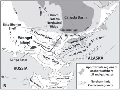 Maps of Wrangel Island, Russia