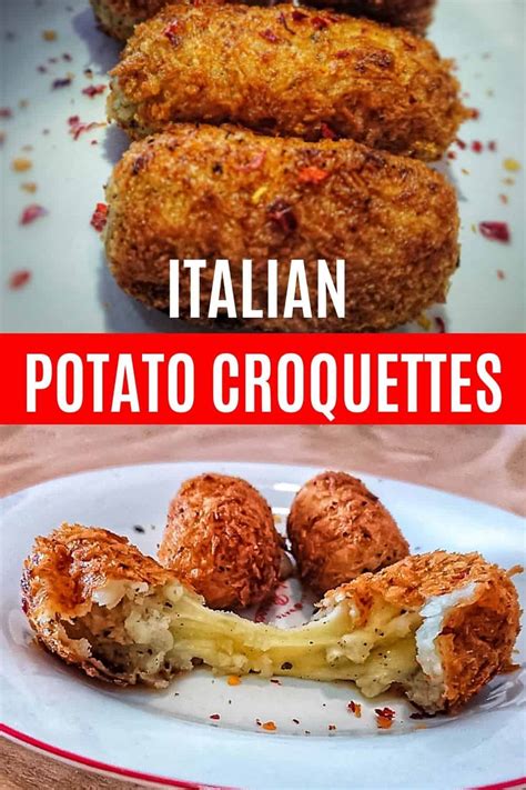 Best Italian Potato Croquettes With Cheese - Go Healthy Ever After