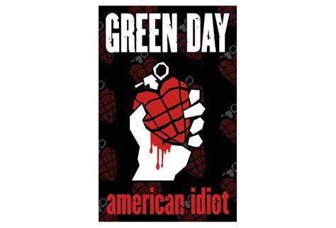 Green Day - American Idiot Printed Textile Poster