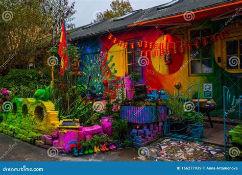 COPENHAGEN, DENMARK: Art Gallery at Freetown Christiania - an Intentional Hippies Community in ...