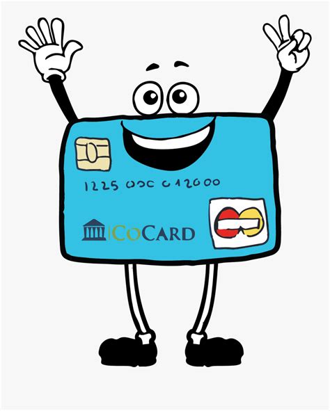 Chip The Credit Card - Cartoon Visa Credit Card , Free Transparent ...