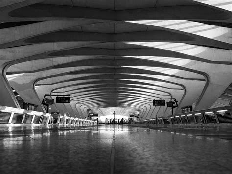 Lyon - Saint Exupery Train Station, France