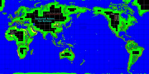 Uncharted Waters Online World Map - Map Of Western Hemisphere