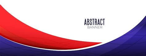 Free Vector | Wavy abstract business banner in red and purple color