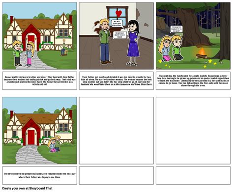 Hansel and Gretel Storyboard by 12f4eefb