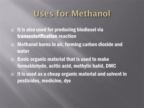 PPT - Methanol/ biomethanol PowerPoint Presentation, free download - ID ...