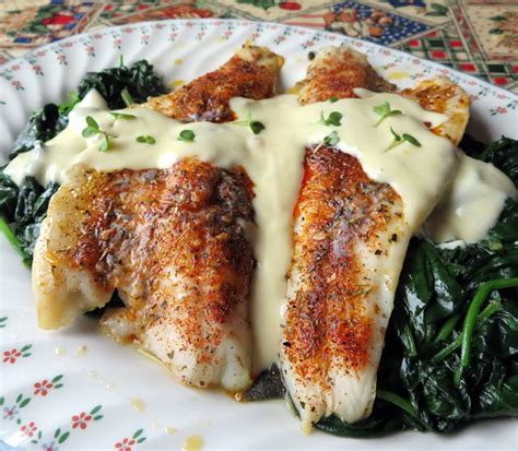 Roasted Sea Bass with a Lemon Parmesan Cream | The English Kitchen