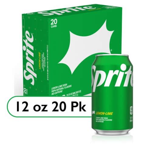 Sprite® Lemon Lime Soda Cans, 20 pk / 12 fl oz - Kroger