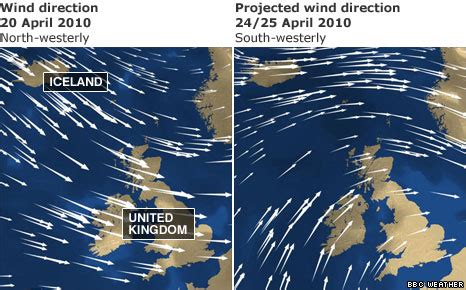 BBC News - Forecast wind shift may blow volcanic ash from Europe