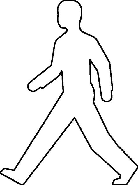 Outline Person Template - ClipArt Best