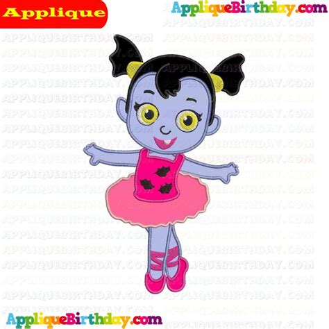 Baby Vampirina Hauntley Ballet Dancing Applique Design