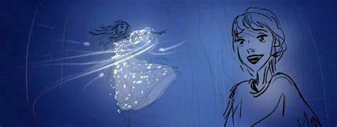 Elsa and Iduna Frozen II Show Yourself Storyboard