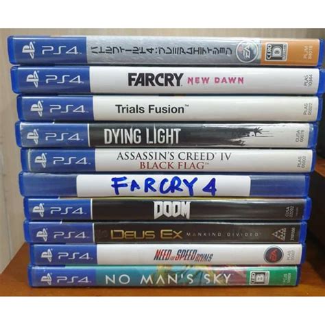 Sony Playstation PS4 games used | Shopee Philippines