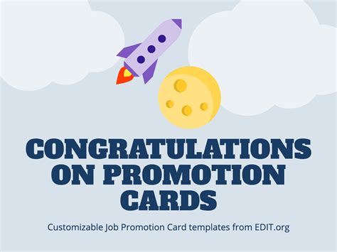 Illustrative Promotion Congratulations Card Venngage, 45% OFF