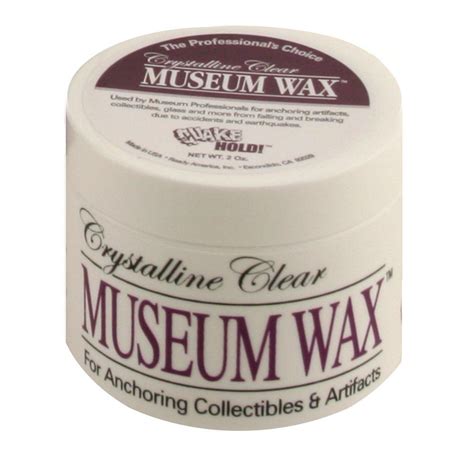 QuakeHOLD! Crystalline Clear Museum Wax -2 oz-66111 - The Home Depot