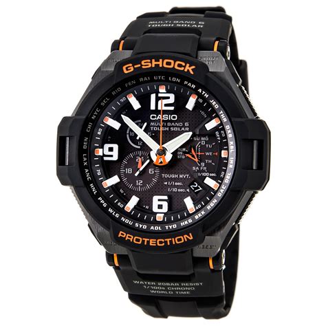 Casio - GW4000-1A Men's G-Shock Multiband Tough Solar Power Black Dial ...