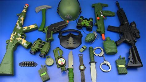 Box of Toys ! Military equipment - Military Guns Toys for kids ! Special Force Combat - YouTube