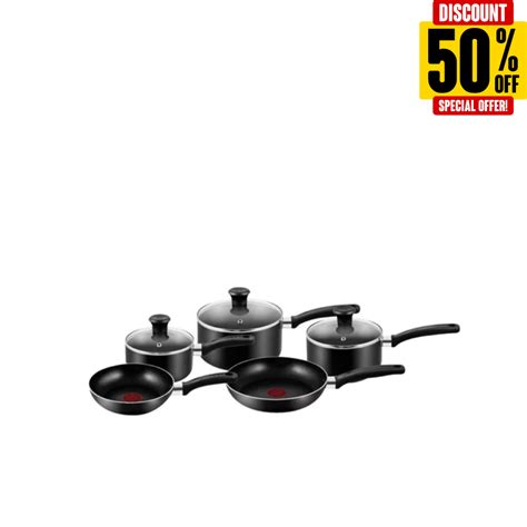 Tefal 8-Piece Essential Non-Stick Cookware Set