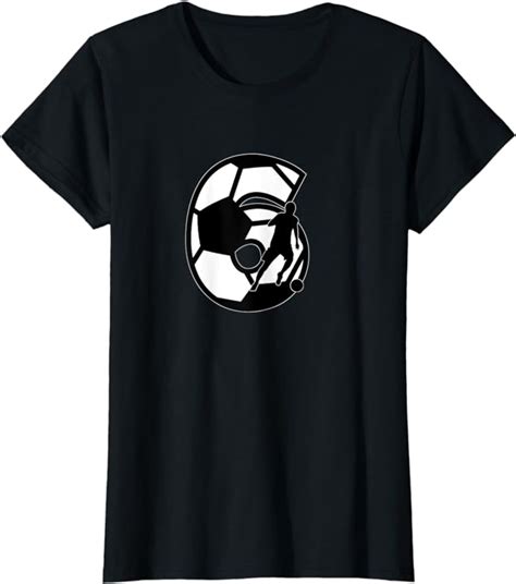 Womens Soccer Number 6 - European Football Jersey 6 Futbol fußball T-Shirt : Amazon.co.uk: Fashion