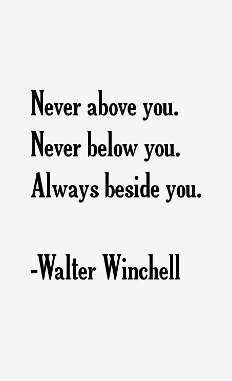 Walter Winchell Quotes & Sayings