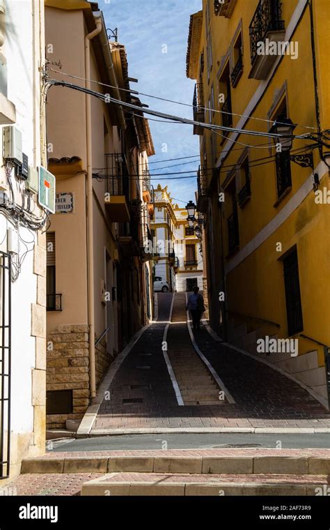 Streets of Polop Stock Photo - Alamy