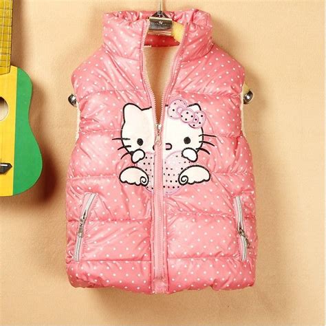 New 2013 autumn -summer winter clothes children vest hello kitty Girls ...