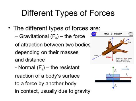 Physics 504 Chapter 12 & 13 Different Types of Forces