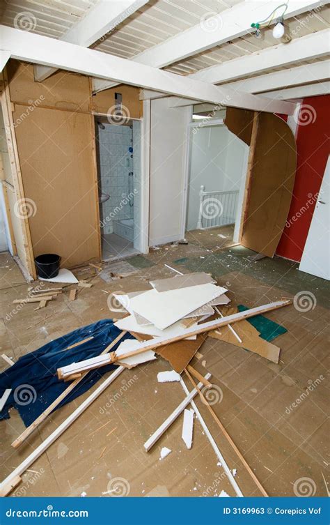 Demolishing a house stock image. Image of hammer, staircase - 3169963