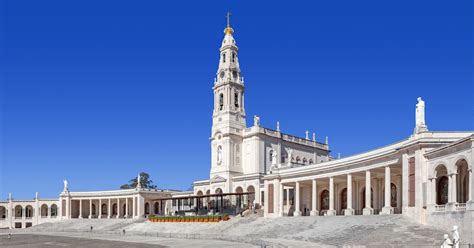 Portugal Religion - Illuminated View Of Famous Fatima Church Catholic,our Lady ... - Portugal ...