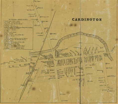 Morrow County Ohio 1857 Old Wall Map Reprint With Homeowner - Etsy