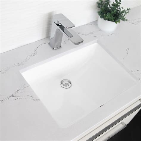 Porcelain Undermount Bathroom & Pedestal Sinks at Lowes.com