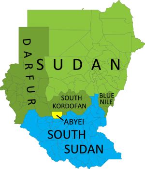 Map: Sudan & South Sudan's Disputed Territories - Political Geography Now