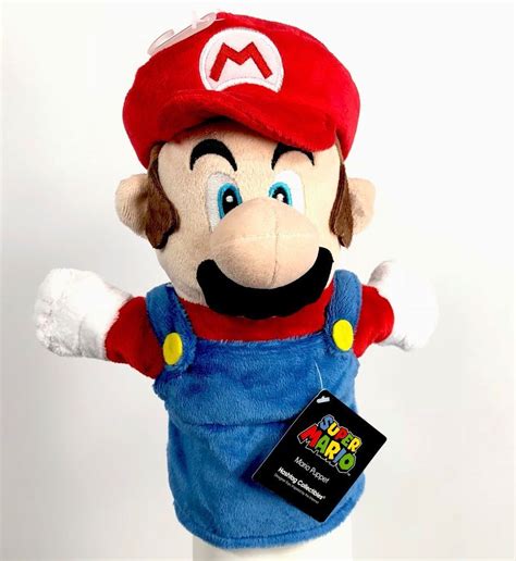 Super Mario Bros Offical Nintendo MARIO Hand Puppet | eBay | Hand ...
