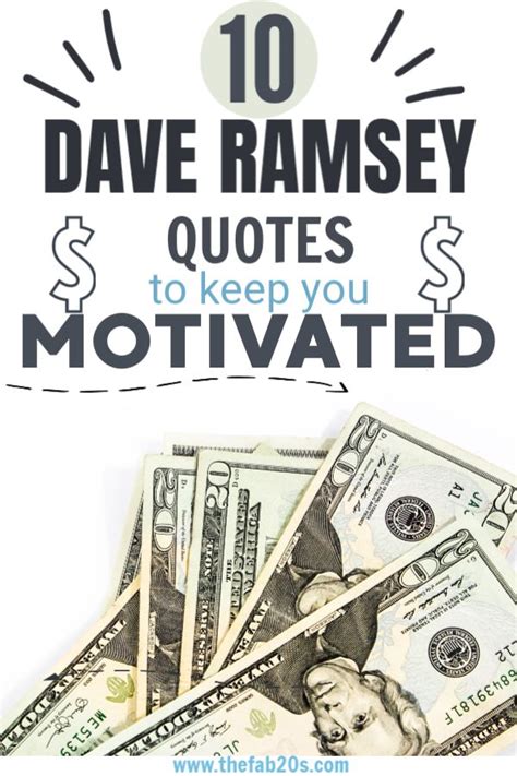 15 Dave Ramsey Quotes To Keep You Motivated - TheFab20s | Dave ramsey ...