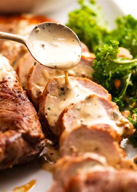 Pork Tenderloin with Creamy Mustard Sauce | RecipeTin Eats