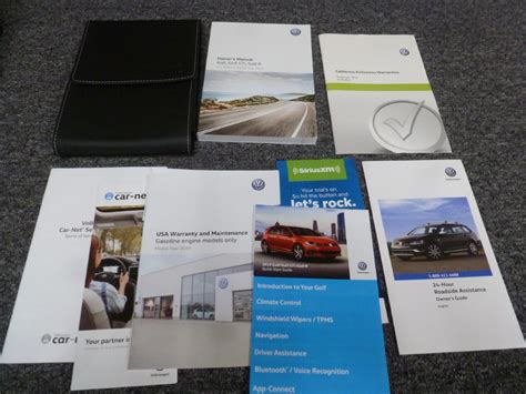 2019 Volkswagen Golf, Golf GTI & Golf R Owner’s Manual Set – DIY Repair ...