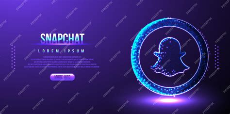 Premium Vector | Snapchat social media marketing background