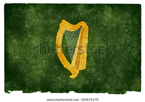 Grunge Textured Flag Leinster Province Ireland Stock Illustration 104676170