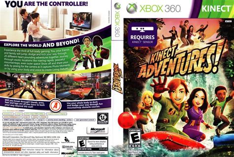 Kinect Adventures - XBOX 360 Game Covers - Kinect Adventures DVD NTSC f ...