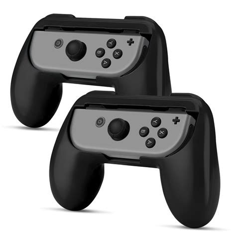 TNP Joy-Con Grip for Nintendo Switch (2 Pack) - Comfortable Grip Wear Resistant Joy-Con Handle ...