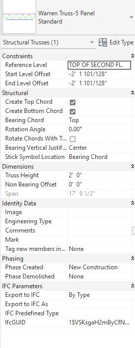 parallel chord truss web members - Autodesk Community