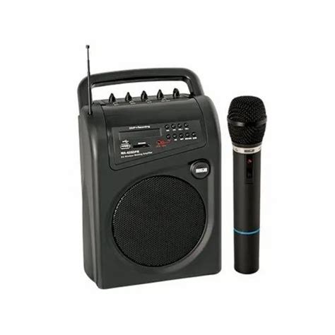 Ahuja Wireless Microphone Speaker, Model Number/Name: WA-625DPR at Rs ...