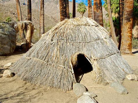 Cahuilla Indian Dwelling in Andreas Canyon in Indian Canyons, California Photograph by Ruth Hager