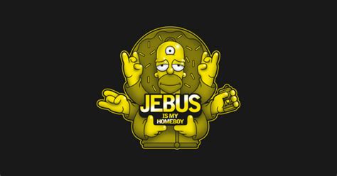 Jebus Saves - Simpsons - Sticker | TeePublic