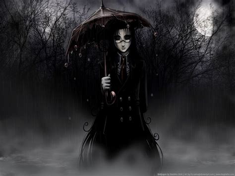 behind rain dark shadow picture and wallpaper | Dark pictures | Gothic wallpaper, Gothic anime ...