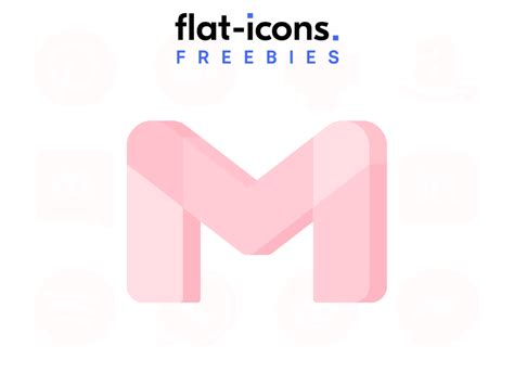 Pink Gmail Icon - Free - Flat Icons