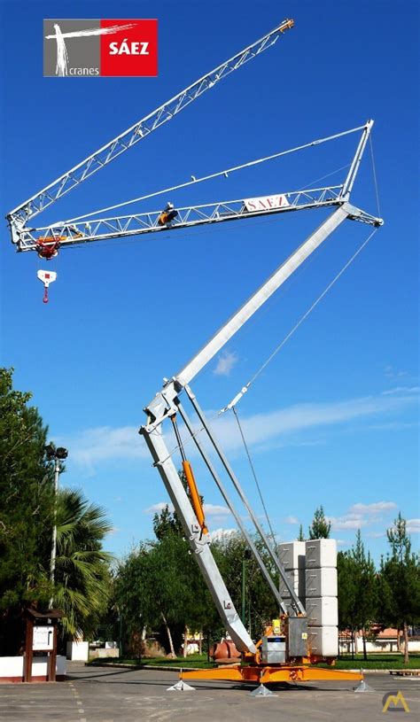 Saez H 40 2.50-Ton Self Erecting Tower Crane For Sale Hoists & Material ...