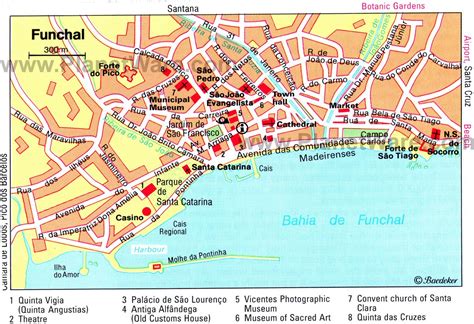 Funchal Map - Tourist Attractions Funchal, Tourist Map, Tourist Attraction, Portugal, Travel ...